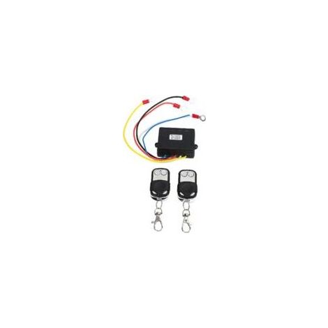 Kit de récepteur de commutateur de télécommande de treuil sans fil 12 V 24 V universel pour camion ATV SUV (1/5)