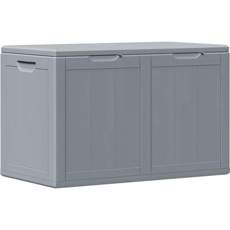 Maison Exclusive - Baule da Giardino 180 L Grigio Aspetto legno in PP