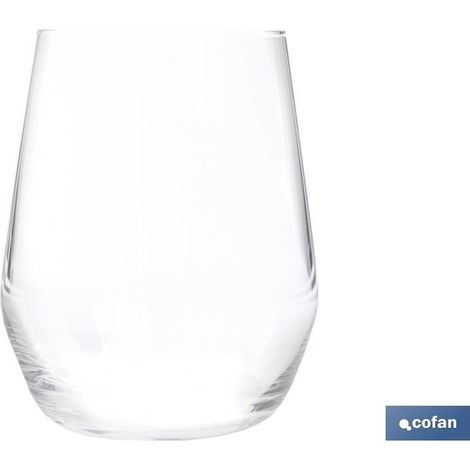 PACK 6 VASOS DE AGUA VIDRIO 38 CL MODELO ÁGATA (1/3)