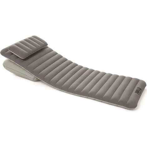 Bestway Matelas gonflable camping 1 personne 191 x 70 x 10.5 cm avec oreiller