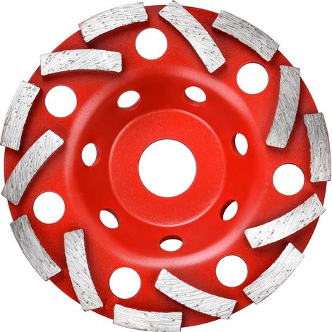 Meules boisseaux diamanté Extra Speed Béton 125 mm x 22,2 mm Plateau de ponçage pour béton Colle à carrelage et maçonnerie