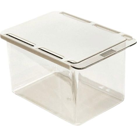 Tiroirs de rangement transparents sous le bureau et la salle de bain pour fournitures, articles de toilette et cosmétiques (1/4)