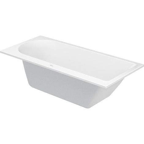 DARLING NEW vasca rettangolare 1600x700mm 1 schienale inclinato dx bianco