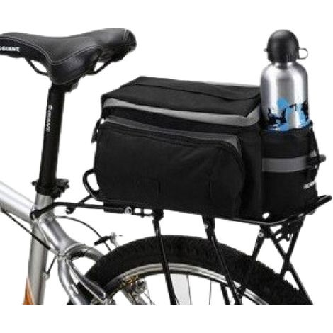 1 Sacoche porte-bagages vélo, 12 L étanche, 3 en 1 avec housse pluie, tissu Oxford pour trajet quotidien (1/5)