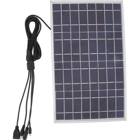 8V 15W Hocheffizientes Solarpanel-Ladegerät für den Außenbereich – geeignet für Zuhause, Auto und Boot (1/5)
