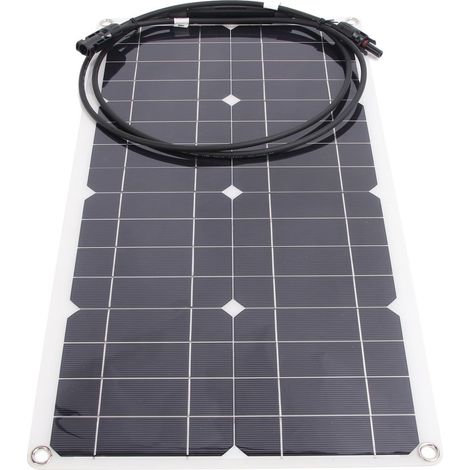 Kit Carregador De Bateria Solar Off-grid 25 W E 16 V Painel Solar Flexível À Prova D'água Para Carro (1/5)