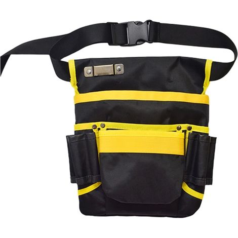 Sacoche de ceinture multifonctionnelle pour électricien, organisateur de taille pour charpentiers (1/5)