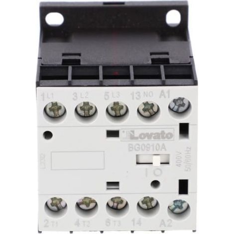 Leistungsschütz 3P 9A 4kW bei 400VAC AC3, Spule 400VAC 50/60Hz, 1NO 0R 11BG0910A400