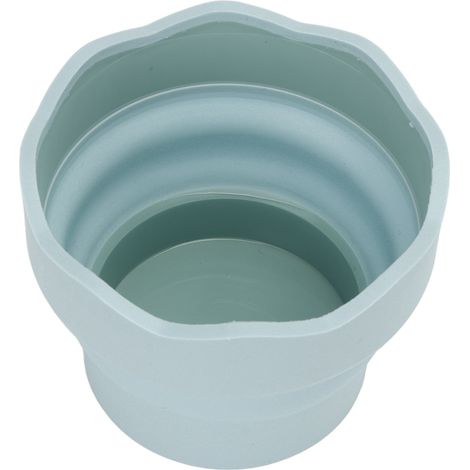 Painting Brush Washing Bucket Portable Folding Silica Gel Reusable Easy Carry Art Supplies Tool  for PaintingBlue (1/5)