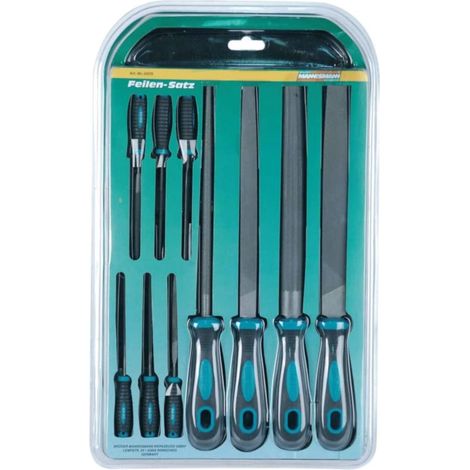 Brüder Mannesmann M61015 10 pz. Set di lime 1 pz.
