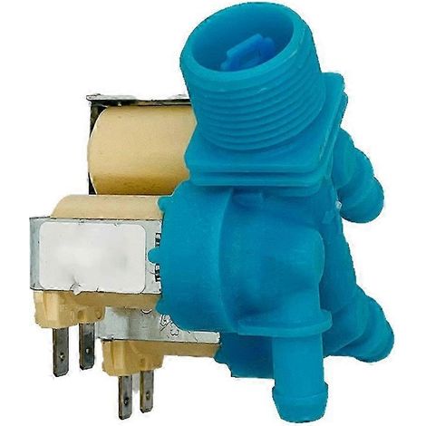 Elektrisches Wassereinlass-Magnetventil DC62-00233D für Samsung Waschmaschine 220V 50/60HZ Waschmaschinenersatzteile JH3 Blau (1/5)
