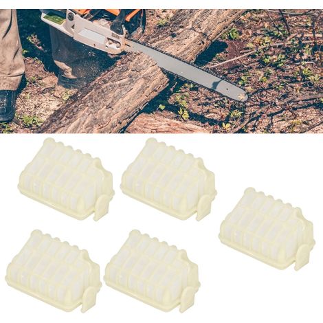 Lot de 5 filtres à air pour tronçonneuse STILE MS251 : élément filtrant, grille et accessoires. (1/5)