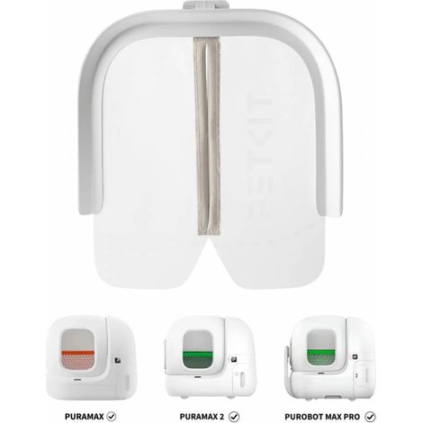 Petkit – Rideau magnétique pour litière automatique – Installation facile sans outil – Matière ABS et TPU – Dimensions 25 x 23.8 x 4.1 cm