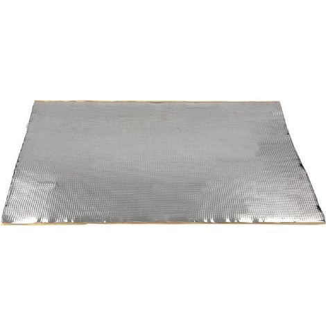 5x Plaques isolation phonique aluminium 460x800x 1.8mm Butyle plus aluminium