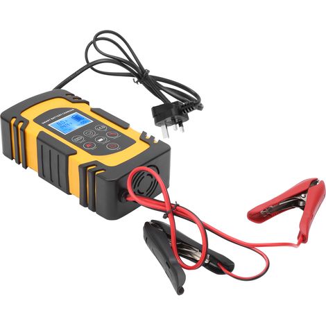 Chargeur de batterie universel AC110V-220V, prise anglaise, jaune, pour véhicules électriques et outils, modèle standard UK (1/5)
