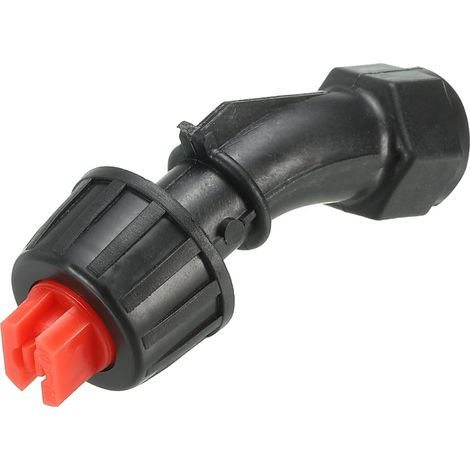 1 Pièce - Buse De Pulvérisation - Embout De Buse - Débit En Ventilateur 110° - Pour Désherbage Et Jardinage - Noir - 6,6x1,65cm (1/5)