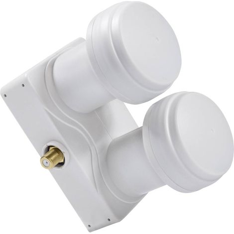 LNB simple monobloc - SMART - TMS6 - 2 Satellites - 1 Abonné - Noir (1/2)