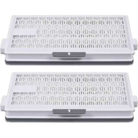 Filtre Aspirateur Air Clean Plus 50 pour Miele Complete C3 Powerline S8340 Filtre d'aspirateur, Air Clean SF-HA 50 pour Complete C2 C3 Compact C1 C2, lot de 2 (1/4)
