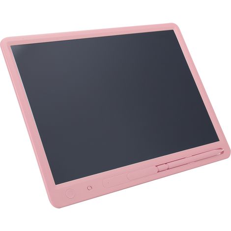 15-Zoll-LCD-Schreibtafel, leuchtende Farben, Handschrifterkennung, intelligente elektronische Tafel für Kinder, rosa (1/5)