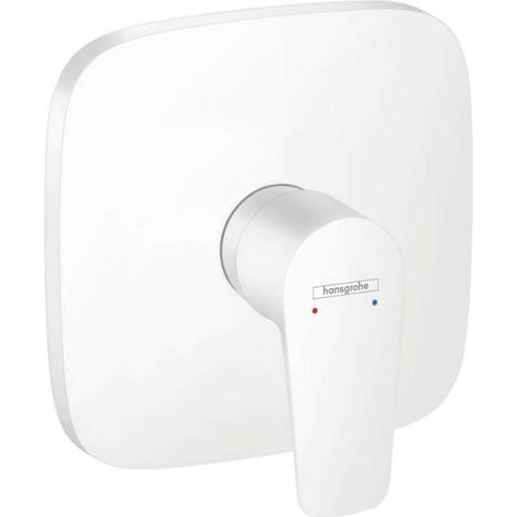 Hansgrohe Talis E - Grifo de ducha empotrado, blanco mate 71765700