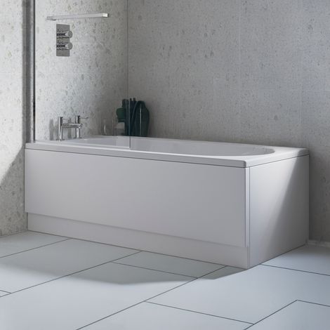 Signature Alliance Rectangular Single Ended Bath 1700mm x 700mm 0 Tap Hole (inc Leg Set) (1/4)