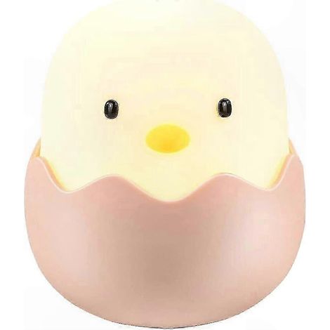 Lampe de chevet enfant en forme de coquille d'œuf, veilleuse tactile pour bébé, cadeau parfait pour fille et femme (1/5)