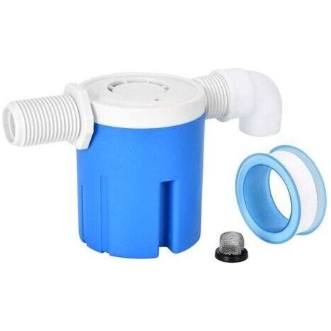Contrôleur de niveau de piscine, vanne à flotteur automatique pour le niveau d'eau - entrée latérale intégrée intégrée - contrôleur de vanne à flotteur pour lave-auto - pour piscine, réservoir (20 mm) (1/5)