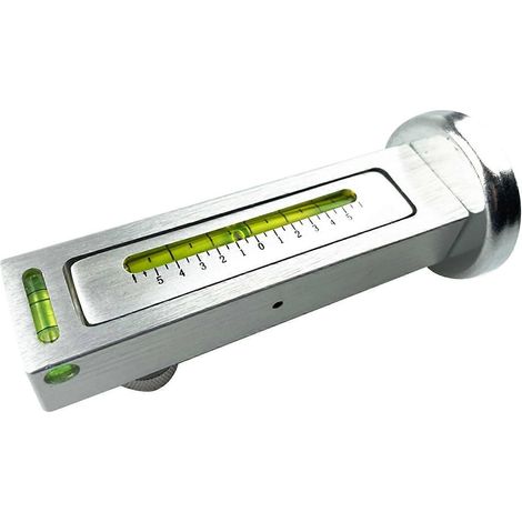 4-Rad-Positionierungs-Magnetwasserwaage mit Super-Saugkraft, Sturz- und Nachlaufverstellung, Hochpräzisions-Ausrichtwerkzeug
