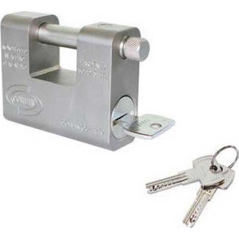 Lucchetto monoblocco in Acciaio Cementato Corbin Grizzly - 84