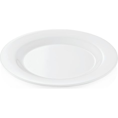 Assiette à dessert mélamine Ø 20 cm blanc - Was Germany