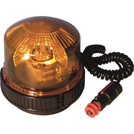 SODISE - Gyrophare halogène 23W 12/24V magnétique - 17052 - Ce produit de marque TOPCAR est neuf.