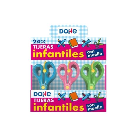 EXPOSITOR 24 TIJERAS INFANTILES ALTA SEGURIDAD PARA PAPEL