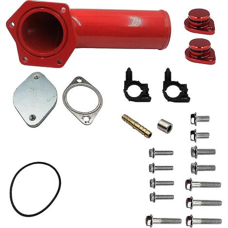 Kit de coude d'admission moulé sous pression, soupape, pièce de rechange pour véhicule, compatible avec Ford F-450 (1/4)