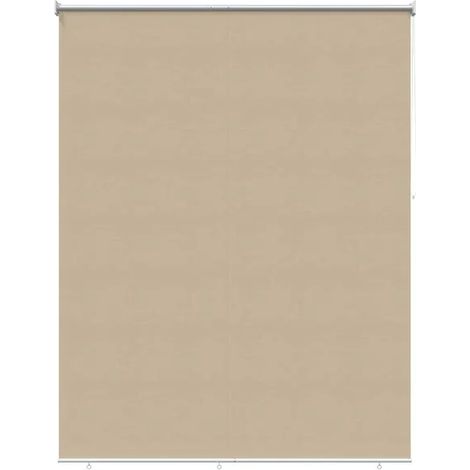 Store enrouleur, résistant aux UV, beige, 180 x 230 cm, fibre de polyester