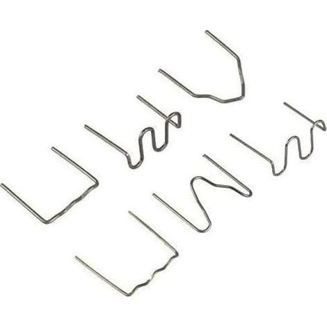 600 agrafes chauffantes en acier inoxydable pour soudeur, idéales pour la réparation de soudures plastiques automobiles. (1/5)