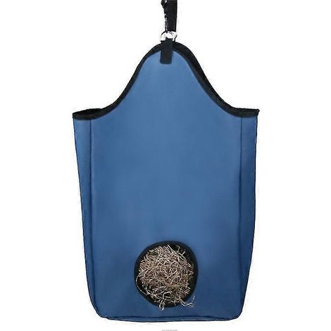 Sac à foin réutilisable Wabjtam pour chevaux, sac à foin résistant pour moutons, bleu (1/5)