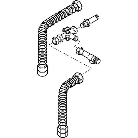 Buderus Anschluss-Set S-flex sanitärseitig - 87094838