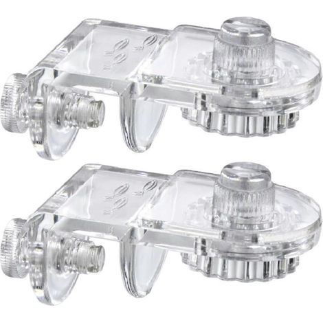 Poignée pour couvercle d'aquarium, couvercle supérieur d'aquarium - 2 clips, accessoires pour aquarium, support de fixation pour couvercle supérieur (1/5)