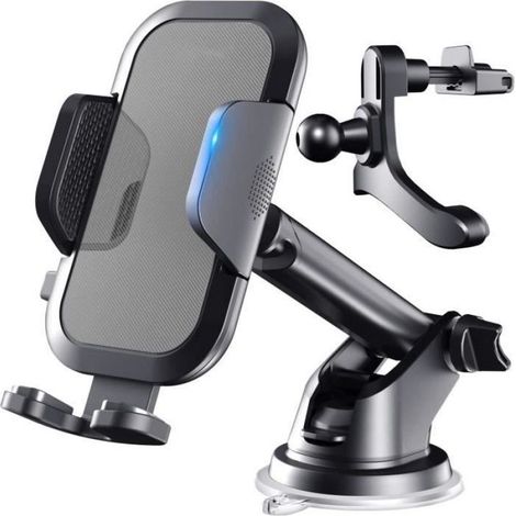 Support Téléphone Voiture - Ventouse Puissante - Compatible Smartphones 4 0 à 7 0 Pouces - Pour Colonne Centrale - 1 Pièce (1/5)