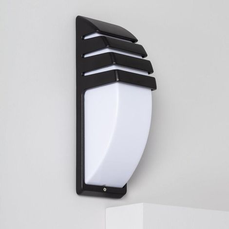– Applique murale extérieure aluminium IP44 – Hublot décoratif E27 avec fixation murale – Pour balcons et espaces couverts (1/5)