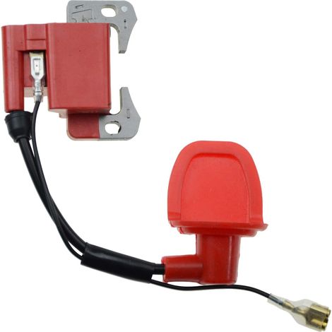 Bobine allumage rouge – compatible 2 temps 47cc 49cc – pocket bike, mini moto, ATV, quad, crosser enfant