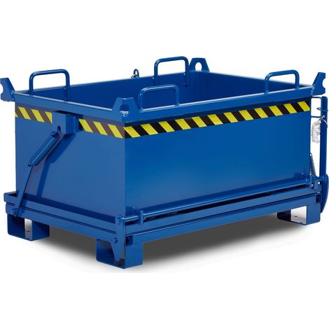RR Industrietechnik Klappbodenbehälter Typ RBB-200 910x2600x1300mm 2000dm³ RAL 5010 Enzianblau