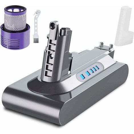 Batería de repuesto de 25,2 V y 3900 mAh para aspiradoras Dyson V10 Animal, SV12, V10 Absolute, V10 Motörhead, V10 Fluffy y V10 Total Clean. (1/5)