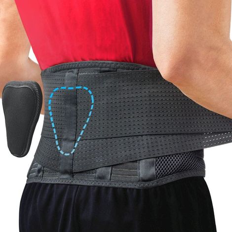 Ceinture de maintien pour hernie discale avec ventilation pour mal de dos soulagement immédiat (1/5)