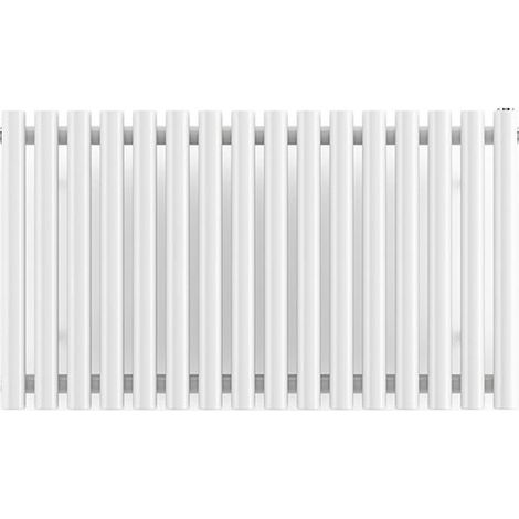 Radiatore acqua calda bianco alto 600mm e largo 1590mm - 1203 Watt - TUN600/1590WWSSXB