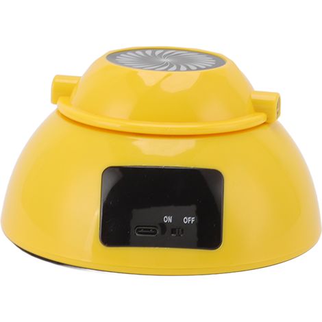 Corde à sauter électrique 10 vitesses, chargement USB, comptage automatique, pour enfants et adultes, couleur jaune. (1/5)