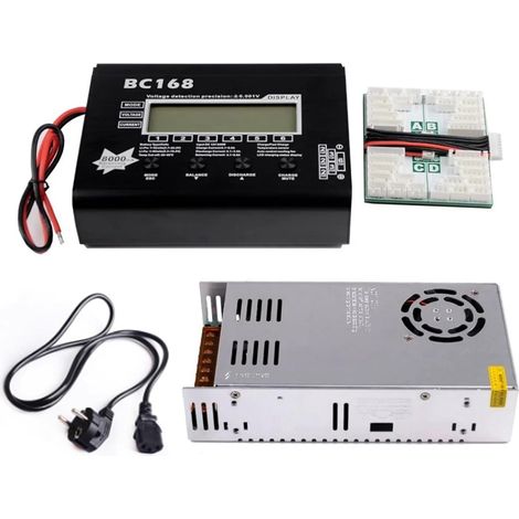 BC168 1-6S 8A 300W Super Speed LCD Balance Intellective Chargeur/Déchargeur pour Batterie Rc Toys EU Plug (1/5)