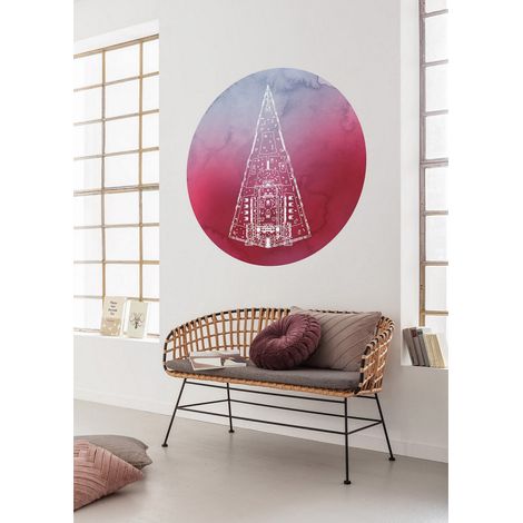 Photo Murale Ronde  Star Wars Star Destroyer - 125 cm (1/3)