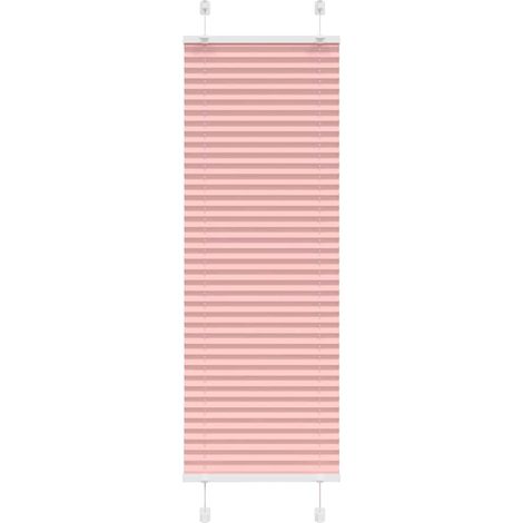 Plissee Rosa 45x100 cm Stoffbreite 44,4 cm Polyester