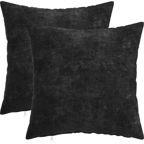 Cushion Cover 2 pcs HEERLEN Anthracite 30 x 30 cm vidaXL (1/5)